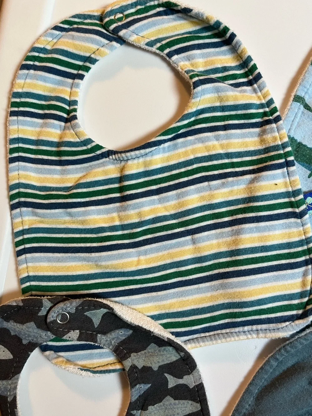 Kickee Pants 4 Bib Bundle, coordinating colors